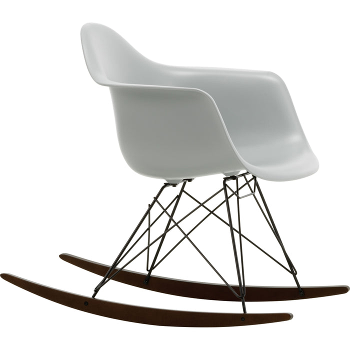 Eames Plastic Armchair Rar - 24 Light Grey - Basic Dark Base - Dark Maple - Matstolar - Charles & Ray Eames - Grå - Metall/trä/plast