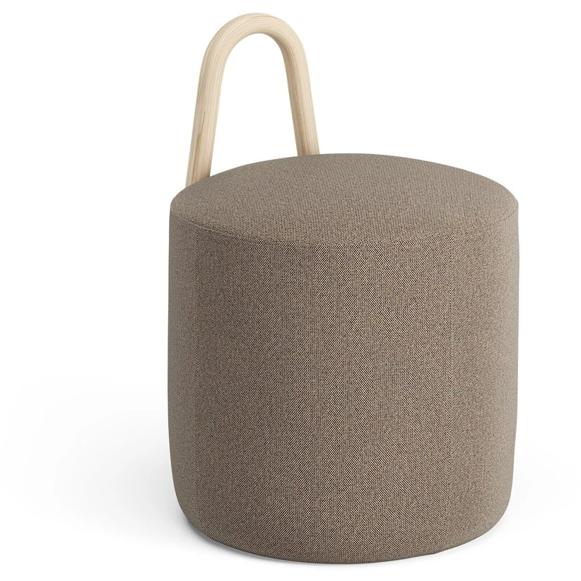 Amstelle Pouf Small Oak Natural Lacquer Main Line Flax 23