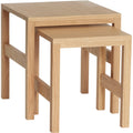 Thumbnail photo of Tables Oak veneer - set of 2 pieces