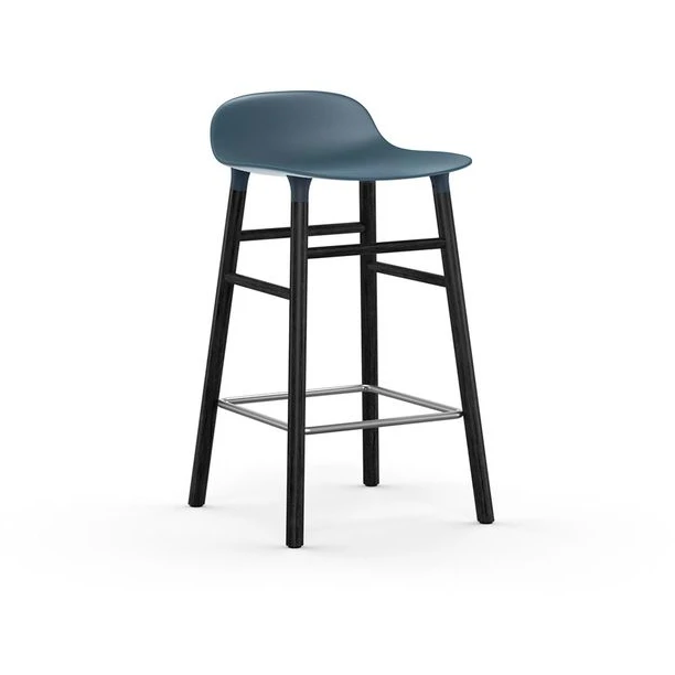 Photo of Form Bar Stool 65 Cm Black Oak