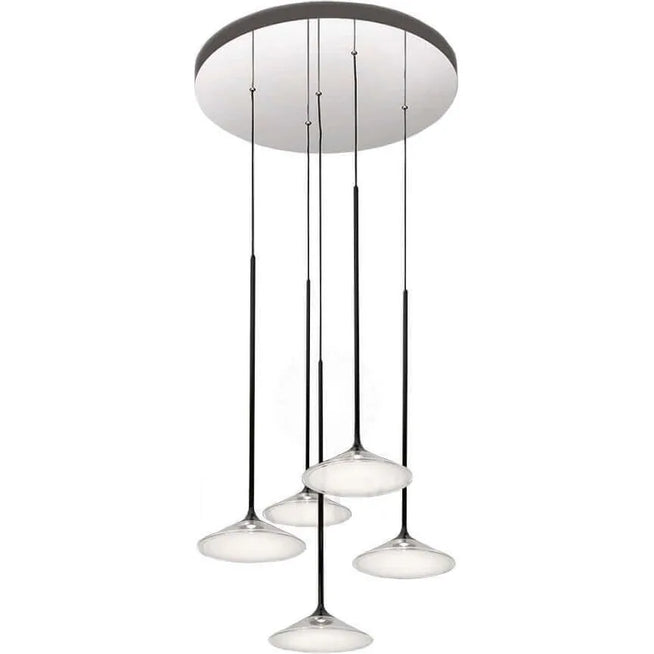 Photo of Orsa Cluster 5 Pendant Lamp - Black