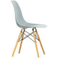 Eames Plastic Chair Dsw - 24 Light Grey - Golden Maple - Matstolar - Charles & Ray Eames - Grå - Metall/trä/plast