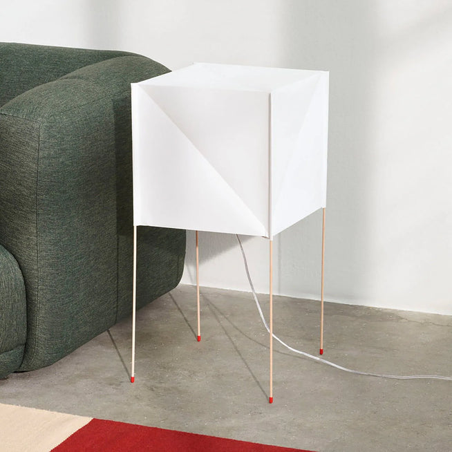 Photo of Paper Cube Floor Lamp White