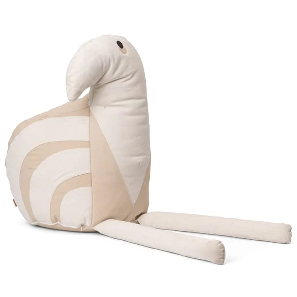 Photo of Birdy Bean Bag - Børne Sækkestol  - Birdy Bean Bag - Natural/off-white - W60 X D60 X H90 Cm