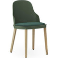 Thumbnail photo of Allez Stol Polstret Canvas Eg - Spisebordsstol - Park Green - H: 79 X L: 45 X D: 50 X Sh: 45,5 Cm