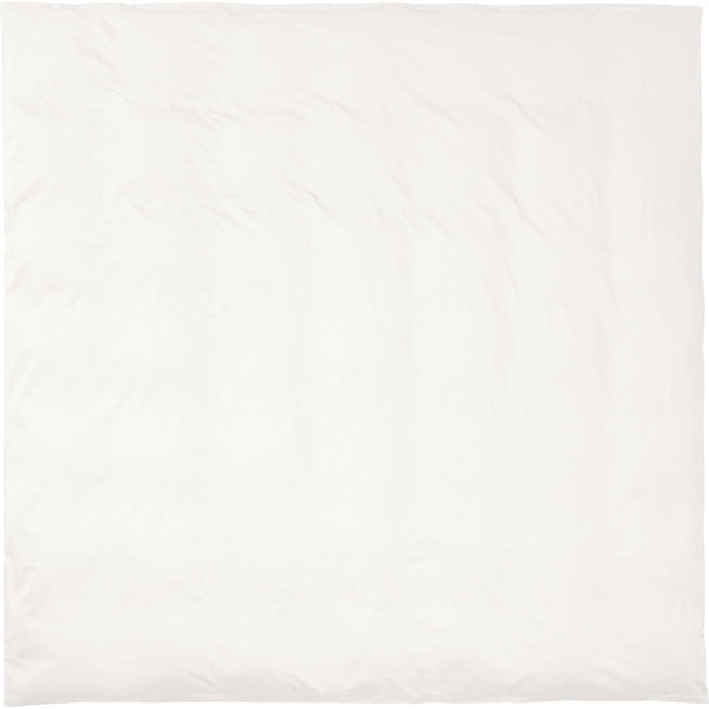 Photo of Naked Percale Duvet Cover Double 220 x 220 cm Ogland White - Duvet Cover - Emma Hedberg - White