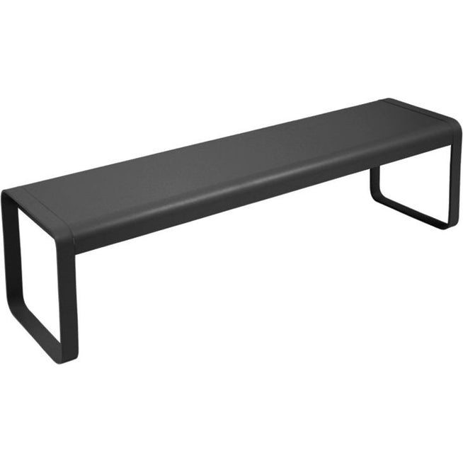Photo of Bellevie Bench Liquorice - Garden Benches - Pagnon & Pelhaître - Black - Metal