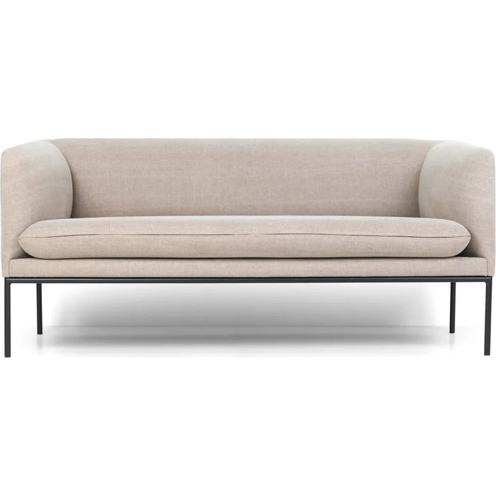 Photo of Turn 2-seater Cotton Linen B: 160 Cm - Natural