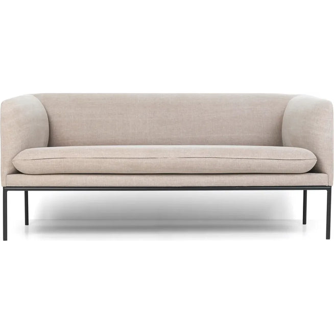 Photo of Turn 2-seater Cotton Linen B: 160 Cm - Natural