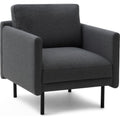 Thumbnail photo of Rar Armchair - Lænestol - Re-born Dark Grey - W79 X D87 X H81 Cm