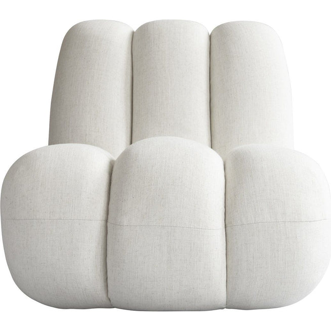 Photo of Toe Lounge Chair Linen White Chalk