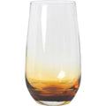 Thumbnail photo of Amber glasses 55cl - set of 12 pieces