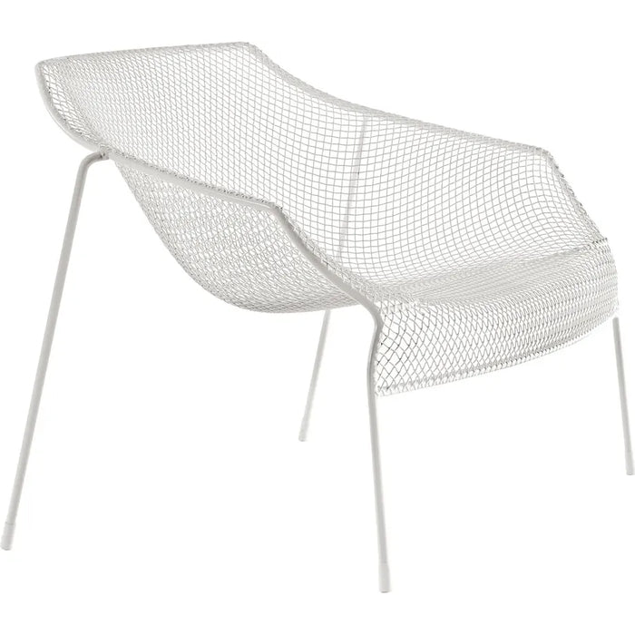Photo of Heaven Lounge Chair, Matt White - Loungestolar - Jean-marie Massaud - Vit - Metall