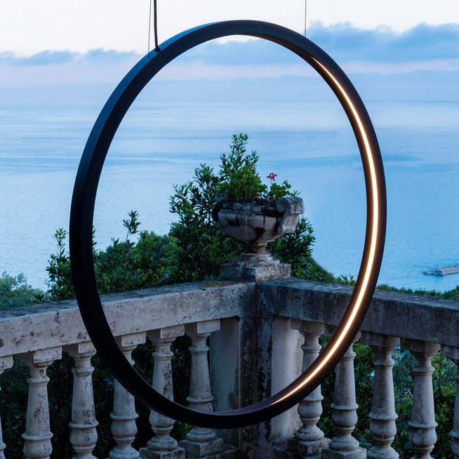 Photo of O S Outdoor Pendant Black