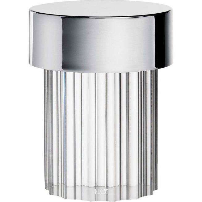 Photo of Last Order Fluted Portable Table Lamp Polished