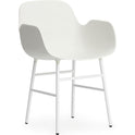 Form Armchair Metal Legs