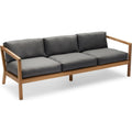 Thumbnail photo of Virkelyst 3- Seater Sofa, Teak, Charcoal - Utomhussoffor - Says Who