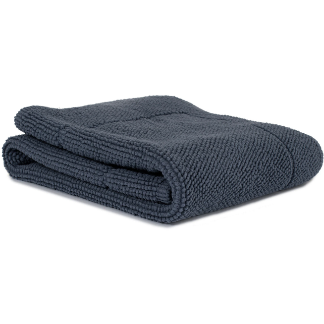 Photo of Portofino Bath mat, dark blue, 60x90 - bath mats - blue