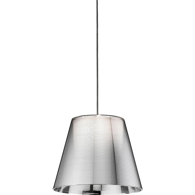 Photo of Ktribe S1 pendant from Flos (aluminized silver)