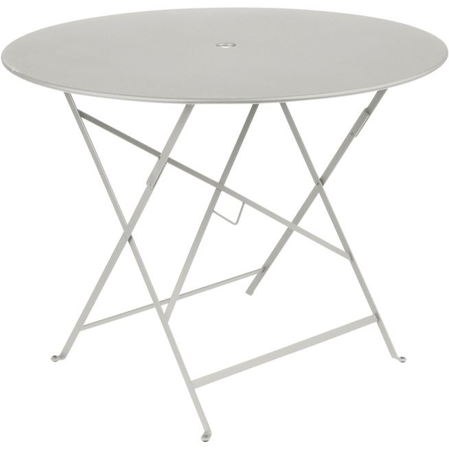 Photo of Bistro Table 96 cm Clay Grey A5 - Garden Table - Green, Grey - Metal