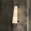 Thumbnail photo of Ancora Wall Lamp 100 - Væglampe - Ancora Wall Lamp 100 - Black/natural - W21.6 X D21.6 X H98.5 Cm