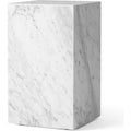 Plinth Tall White Marble - Småbord & Sidobord - Norm Architects - Vit - Sten
