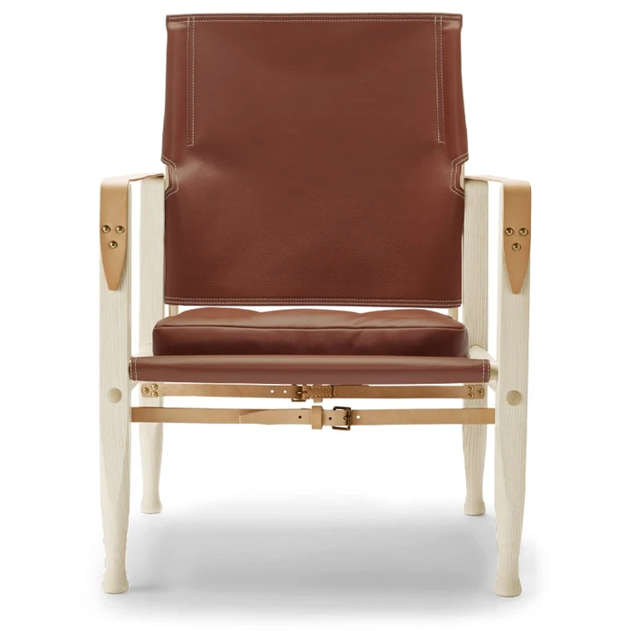 Photo of Kk47000 Safari Armchair Leather Thor 307 Cognac, Leather Thor 307, White Oiled Ash, Full-grain Leather Natural
