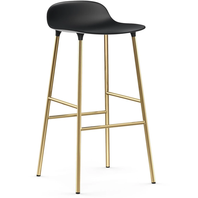 Photo of Form Bar Stool 75 Cm Brass