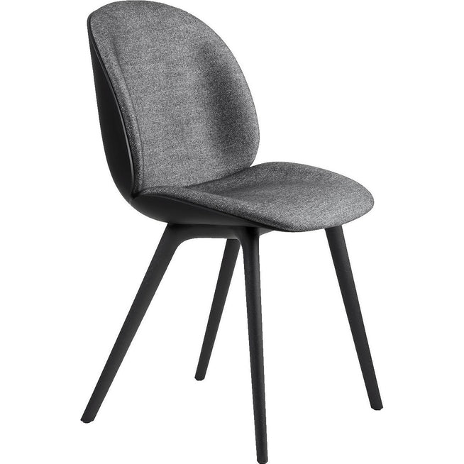 Photo of Beetle Dining Chair, Front Upholstered, Plastic Base