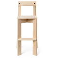 Thumbnail photo of Ark Kids Chair - Børnehøjstol - Natural Ash - High -  W: 34.2 X H: 75 X D: 37.3 Cm Sh: 53 Cm