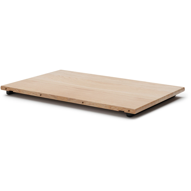 Photo of Carl Hansen - Ch322i Extension Board, Oiled Oak - Accessories Table - Hans J. Wegner - Wood-coloured