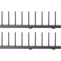 Thumbnail photo of String Plate Rack Black - 30 cm/8 Plates - Shelving - Anna von Schewen,björn Dahlström - Black - Metal