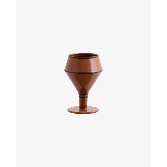 Photo of Capparis Wine Cup Brown Set of 4 Pieces