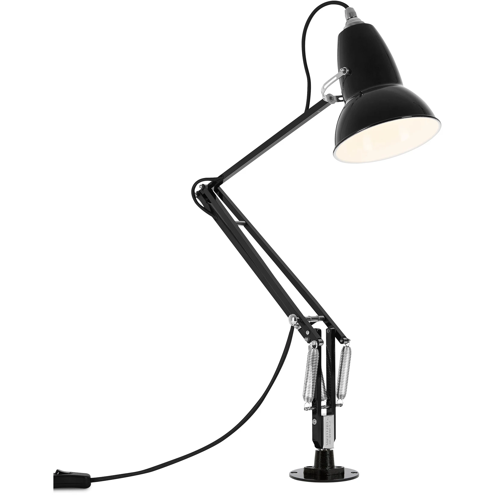 Original 1227 Desk Lamp Fixed Base Jet Black - Desk Lamps - George Carwardine - Black