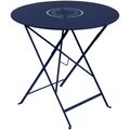Thumbnail photo of Floréal Table Ø77 - Deep Blue - Outdoor Dining Table - Blue - Metal