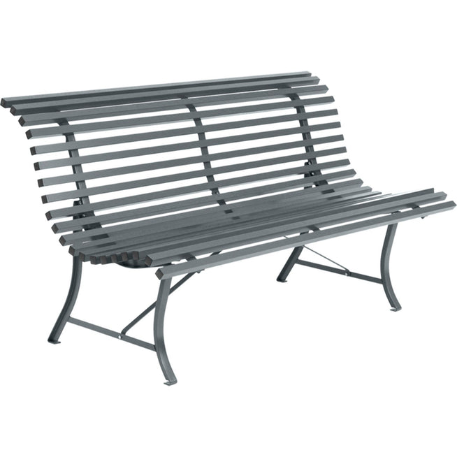Photo of Louisiane Bench 150 cm, Storm Grey - Garden benches - Grey - Metal