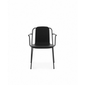 Thumbnail photo of Studio Armchair - Spisebordsstol - Black - H81 X L60 X D57,5 X Sh44 Cm
