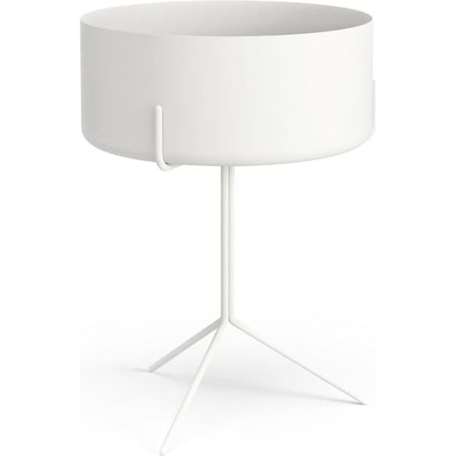 Photo of Drum Table White - Plant Pot