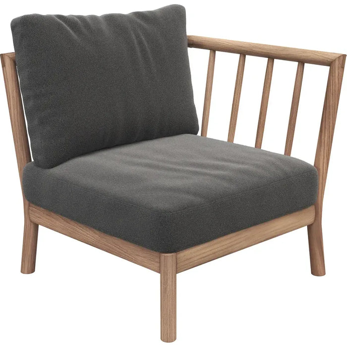 Photo of Tradition End Module, Charcoal, Teak Fsc 100% - Utomhussoffor - Povl B. Eskildsen