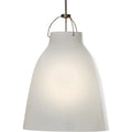 Thumbnail photo of Caravaggio Opal P3 Pendant Lamp White Opal Glass-silver Grey Cord