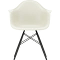 Eames Plastic Armchair Daw - 11 Pebble - Black Maple - Matstolar - Charles & Ray Eames - Vit - Metall/trä/plast