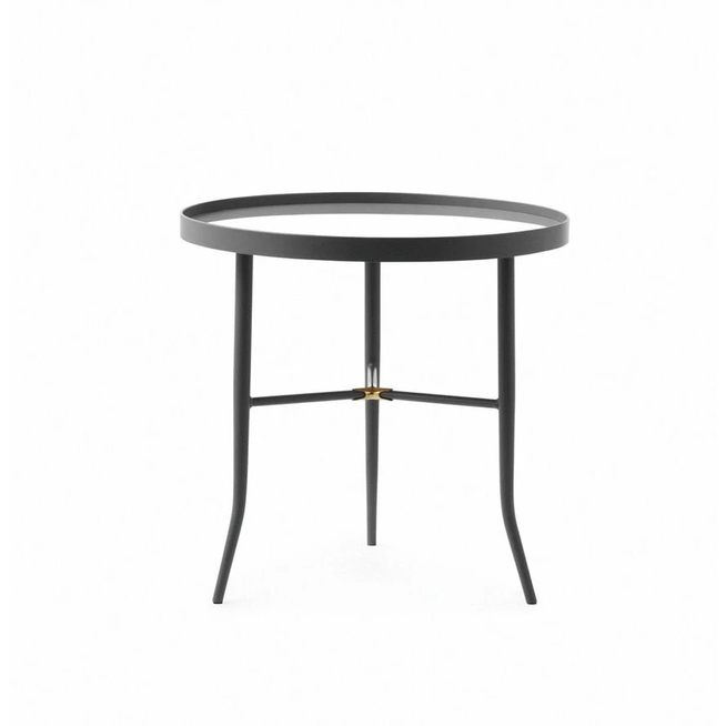 Photo of Lug Table - Sofabord - Small - Grey - Ø50 X H49 Cm