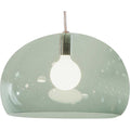 Thumbnail photo of Fl/y Suspension 9030, Transparent Sage Green, Incl. Led 15w E27 - Pendellampor - Ferruccio Laviani - Grön
