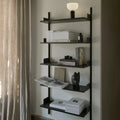Thumbnail photo of New Works Wall Shelf - Hylde - 90 - Black Ash / Black - H90 X W83.5 X D30.5 Cm