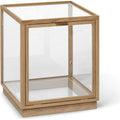 Thumbnail photo of Miru Glass Montre - Kasser - Natural Oak - W: 40 X H: 42 X D: 40 Cm