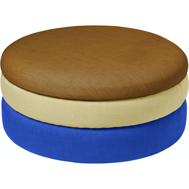 Photo of Pond Pouf Blue/sand/ochre