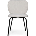 Thumbnail photo of Rico Chair - Spisebordsstol - Soft Bouclé - Off-white/sand - W: 53 X H: 80 X D: 50 Cm