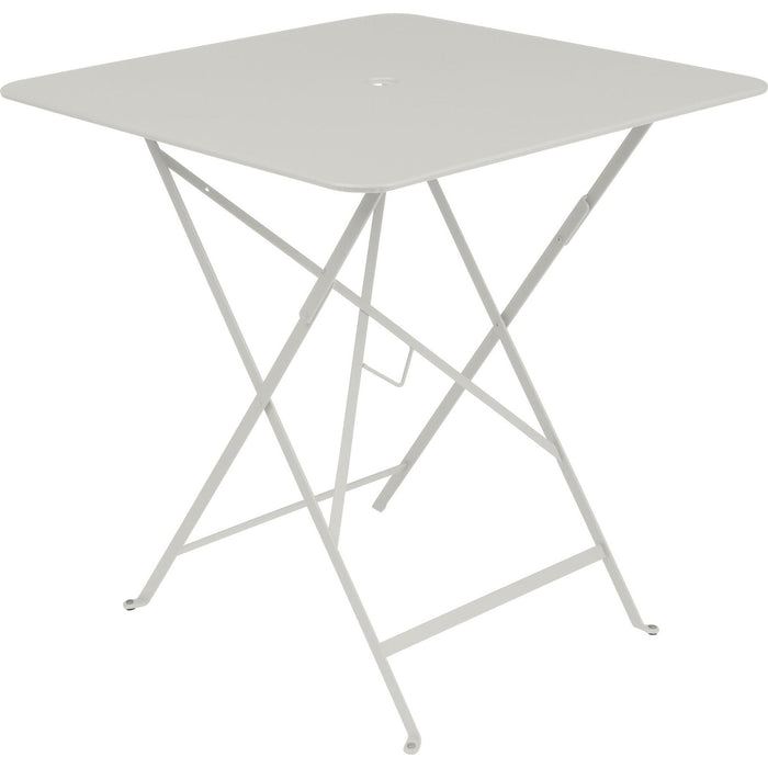 Photo of Bistro Table 71x71 cm Clay Grey A5 - Garden Table - Green,Grey - Metal