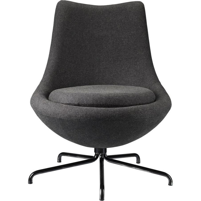Photo of L40 Bellamie Lounge Chair M. Svirvel Sh: 39 Cm - Black /