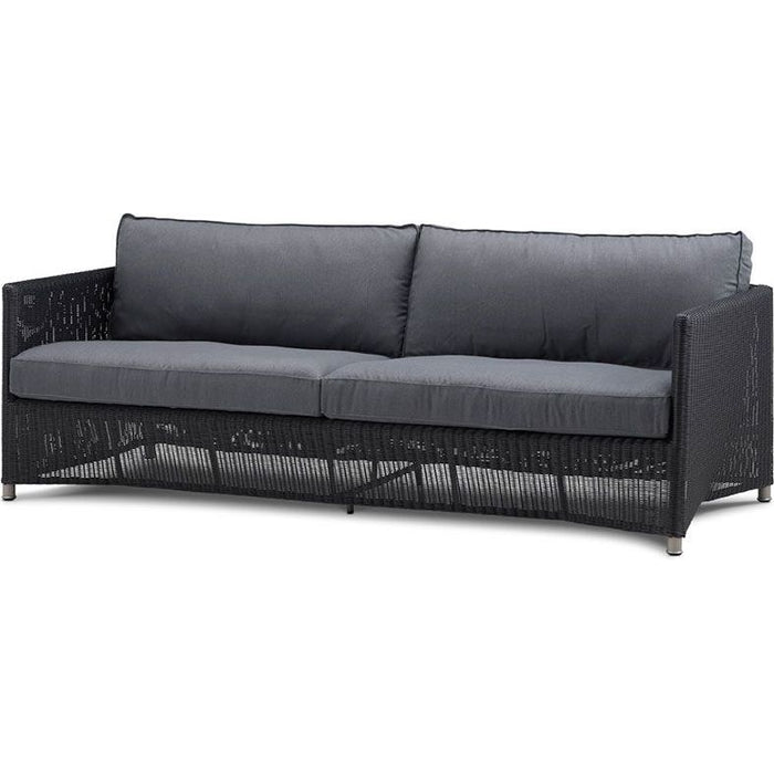 Photo of Rest Solseng, Single - Solseng - Cane-line Tex W/cane-line Natté, Grey - W197 X D68 X H82 X Sh34 Cm